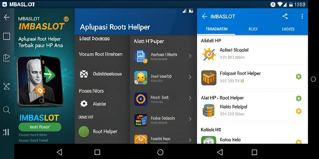 Antarmuka IMBASLOT yang intuitif dan mudah digunakan.