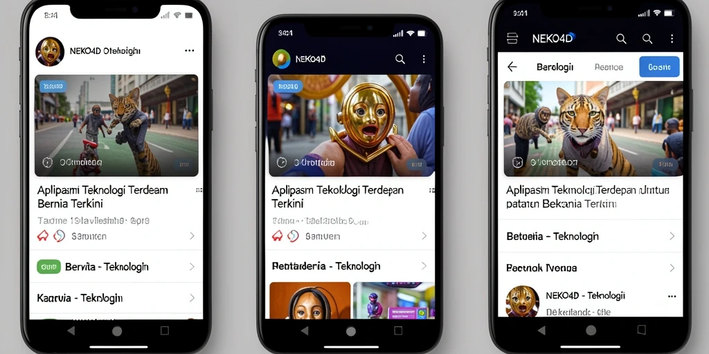 Tampilan antarmuka NEKO4D yang modern dan fungsional.